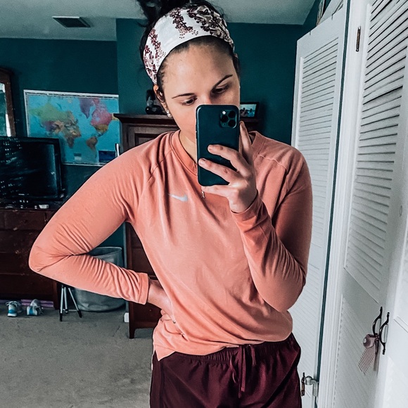 Nike Tops - pink long sleeve tee